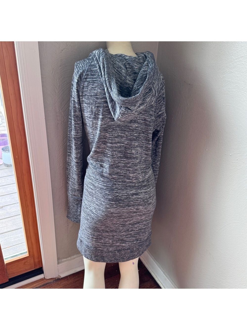 Athleta hooded gray casual dress size small nwot - Picture 7 of 16